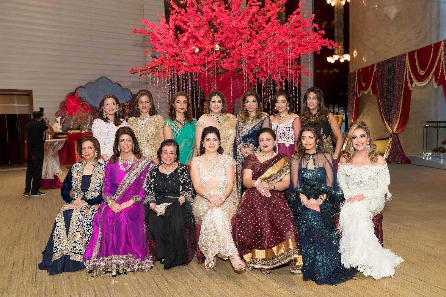 Standing - Shyla Motwani, Komal Mirchandani, Anmol Makhija, Rina Wadhwani, Karishma Balani, Nadine Mahtani and Kavita Nanik. Seated - Pamela Sani, Vinita Mahbubani, Purviz Shroff, Roxy Jokhi, Indra Banga, Amishi Sani and Sunita Vachani