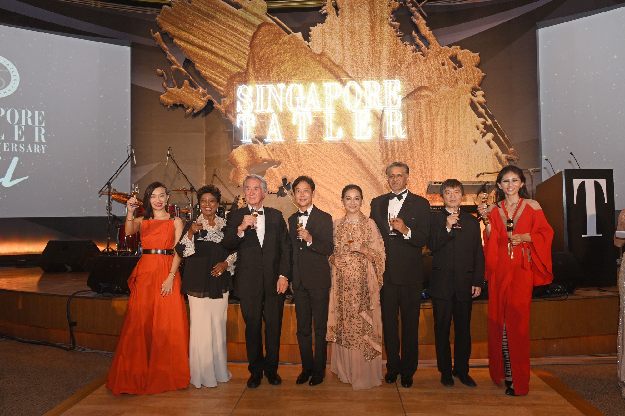 Corinne Ng, Noor Quek, Liu Thai Ker, George Quek, Maniza Jumabhoy, Iqbal Jumabhoy, Lan Shui, Karen Ong-Tan
