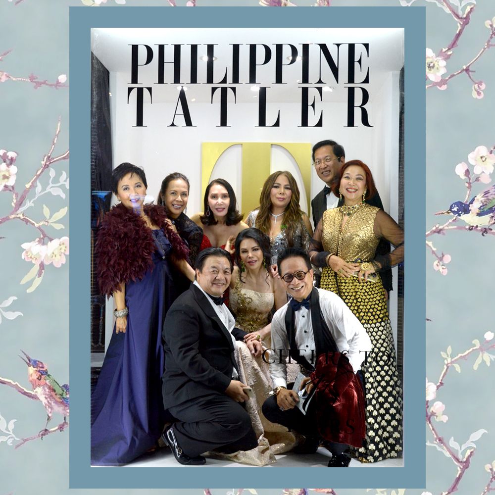 Fe Rodriguez, Caroline Taojo, Agnes Huibonhua, Tina Cuevas, Lito and Kim Camacho, Philip and Ching Cruz, and Secretary Sal Panelo