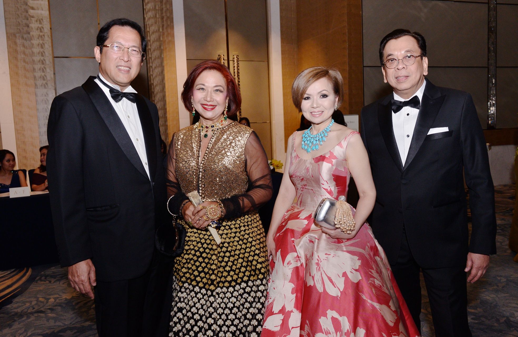 Lito and Kim Camacho with Duday and Noel Tuason