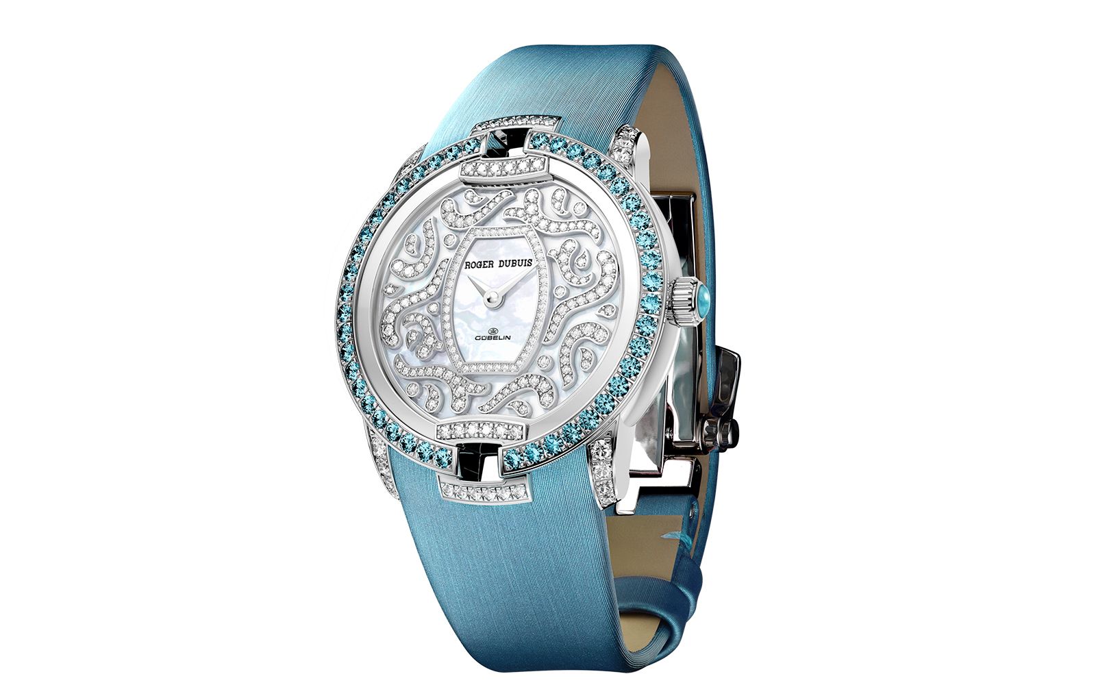 Gübelin x Roger Dubuis Velvet Paraiba watch