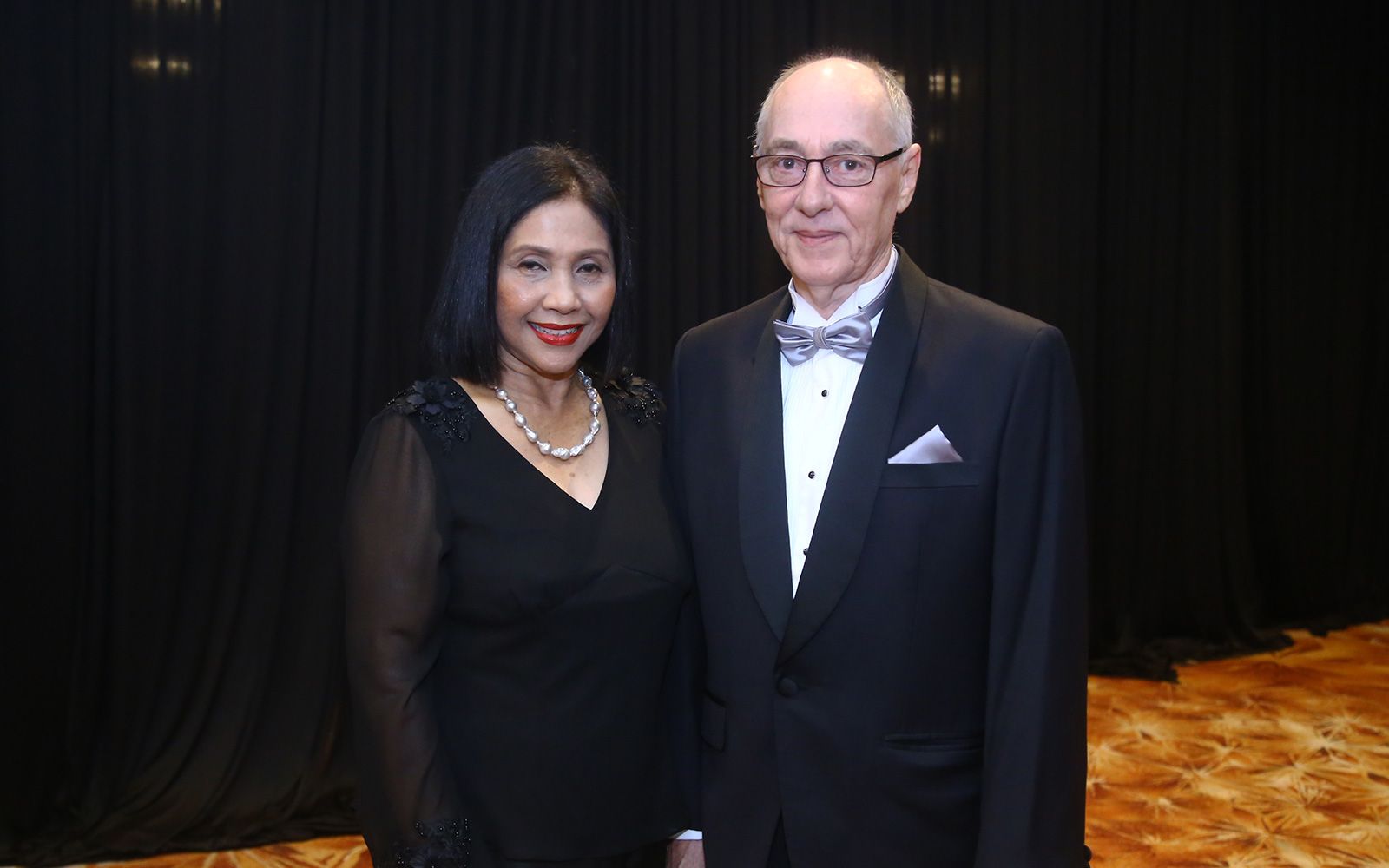 Datuk Munirah Abdul Hamid and Robert Hercus