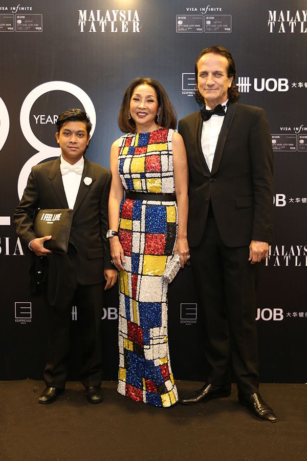 Karim Khan, Dato' Seri Farah Khan and Dato' Dimitri Pantazaras