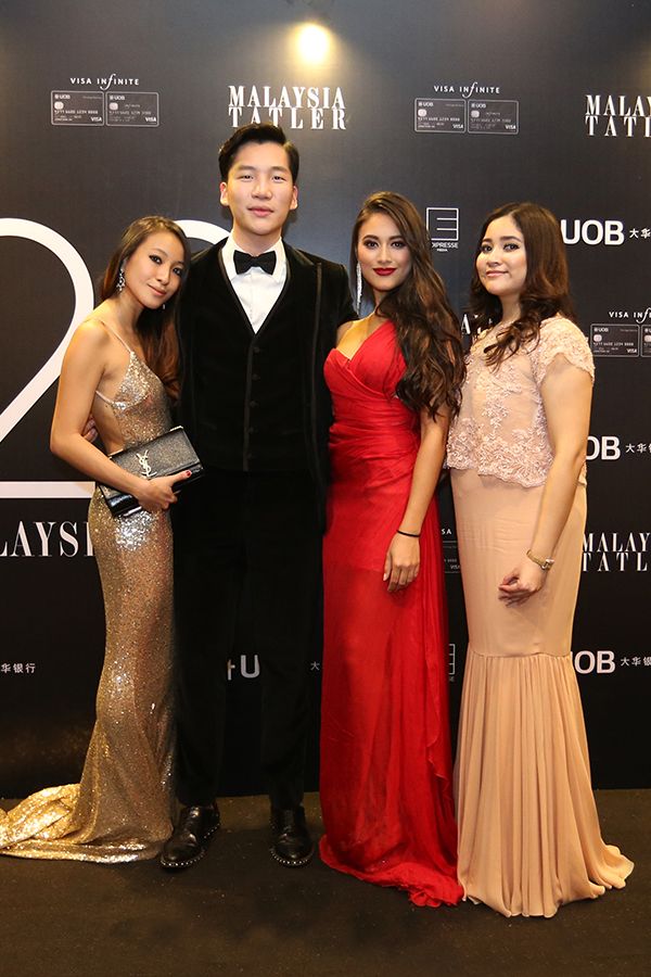 Rebekah Yeoh, Koh Li Tim, Tunku Elana Khyra and Tengku Alana Shah