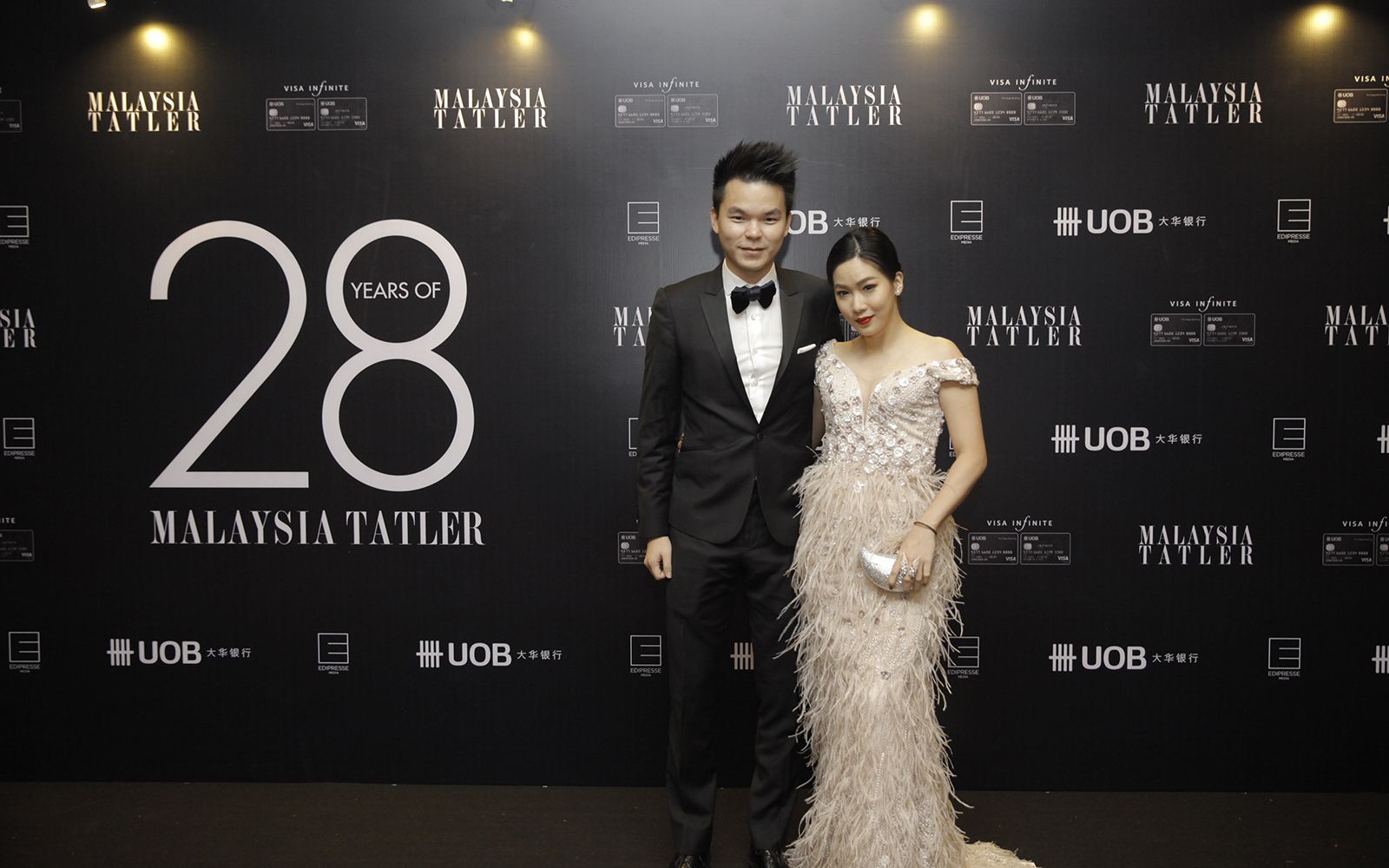 Vincent Tan and Shaine Wong in Lola gown