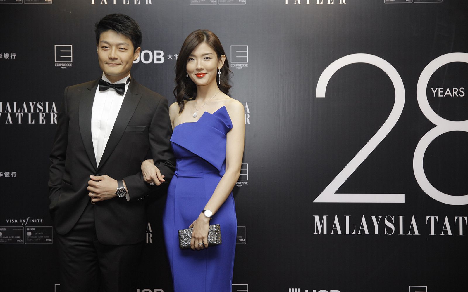 Gavin Li and Yen Goh in Jadore Evening dress