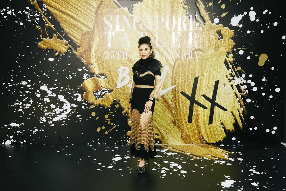 Fanty Soenardy in Alexander McQueen and Tiffany & Co.
