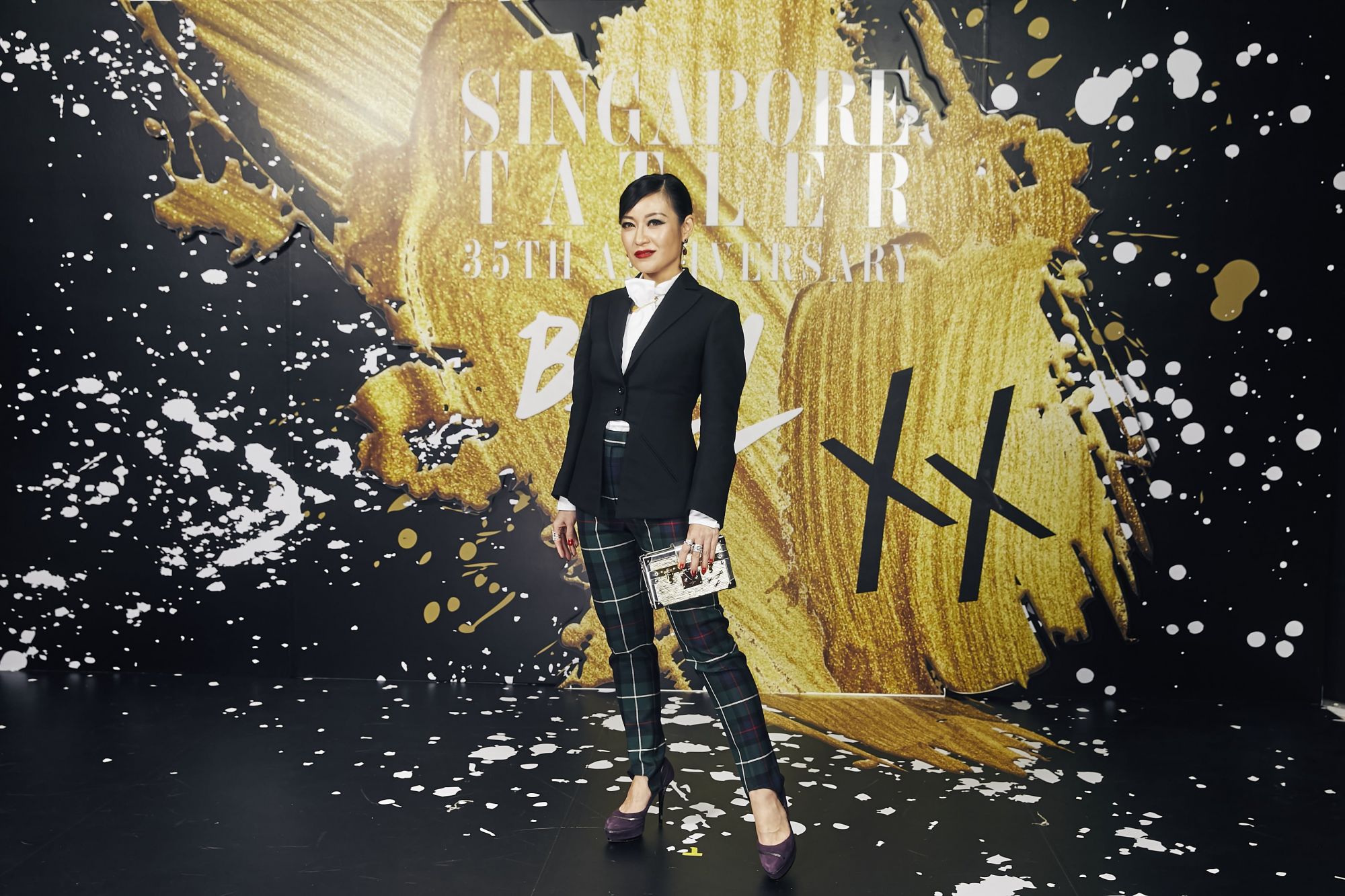 Nina Ng in Burberry