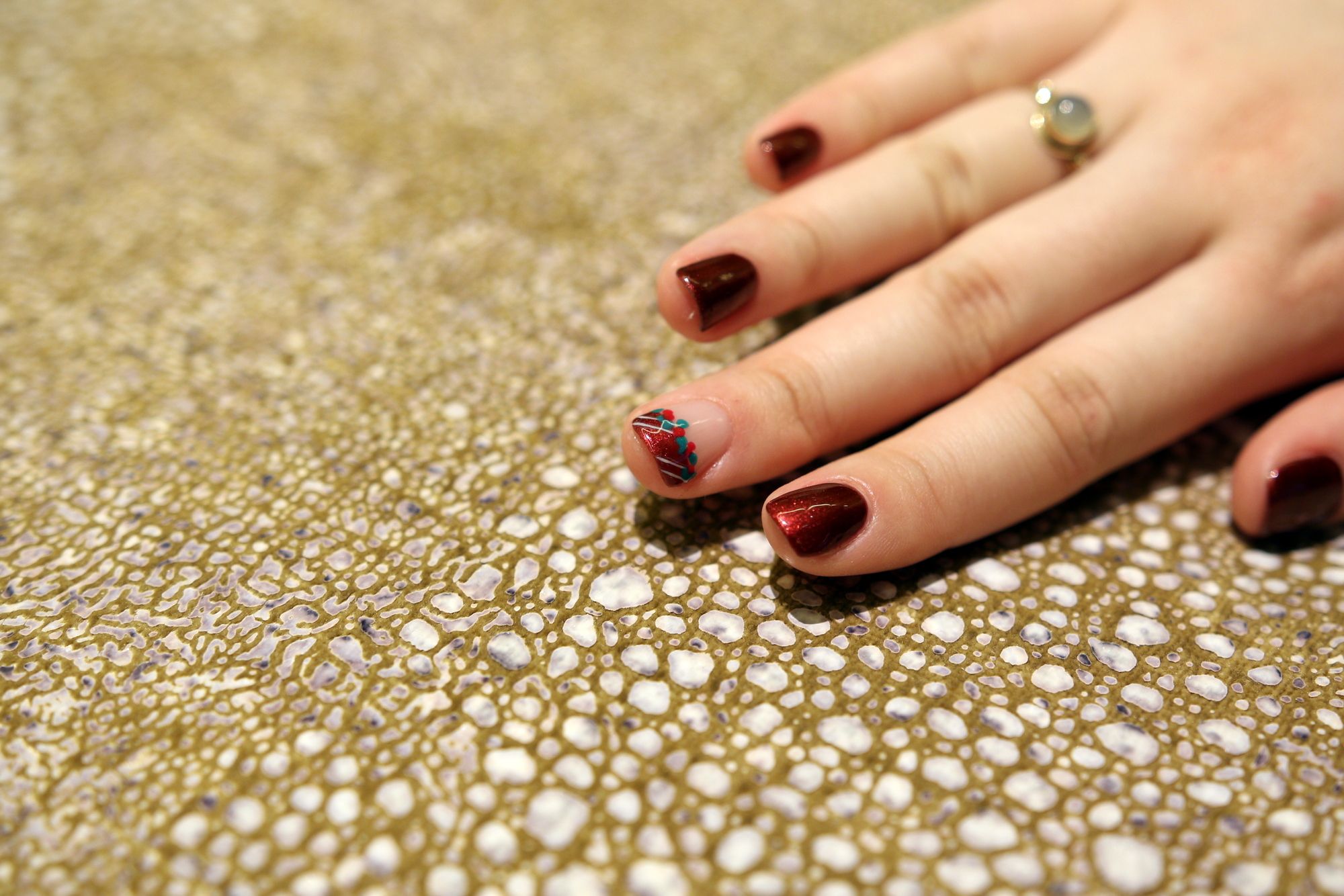 Choose an accent nail or go for the whole set