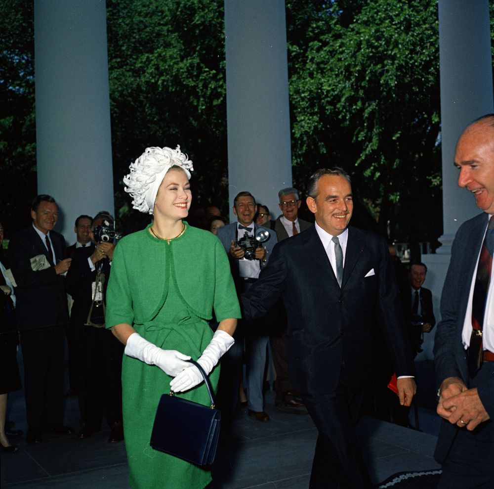 Princess Grace of Monaco visits The White House