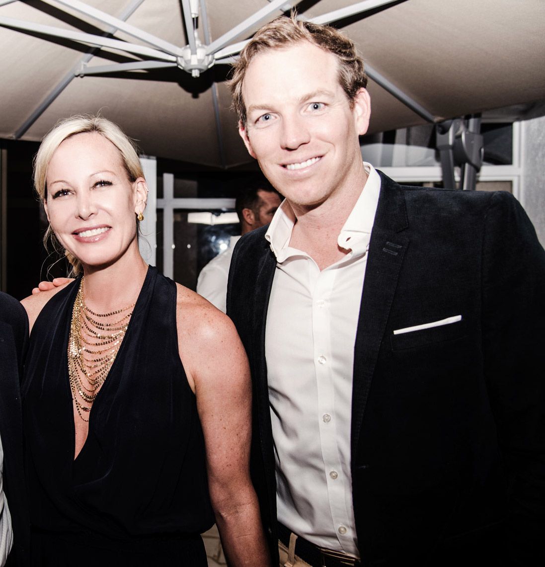 James Redmayne and friend