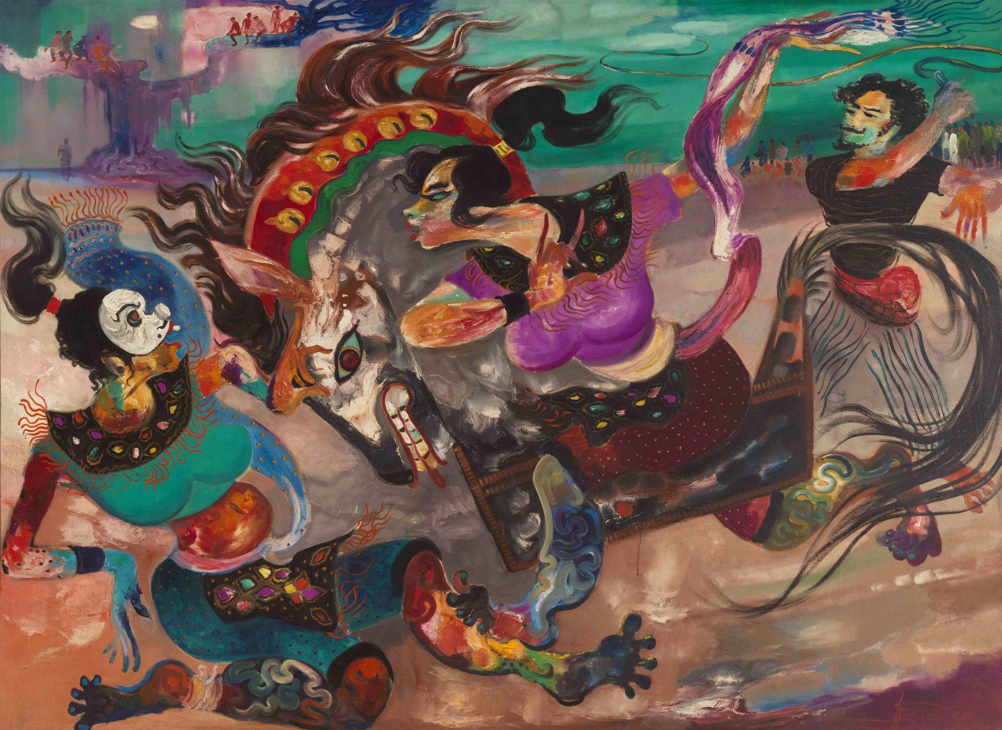 A selection of works by Southeast Asian artists are included in Christie’s auctions this season. “Kuda Lumping” by Indonesian artist Hendra Gunawan is valued at HK$3.5 million—5.5 million.