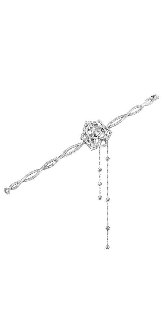 Piaget headband in white gold set with brillant-cut diamonds