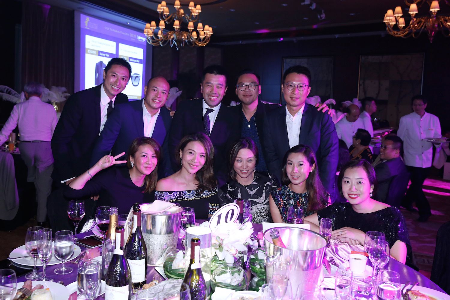 Alan Chan, Justin Hui, Stanley Sun, Alan Lo, Lawrence Chu, Adrienne Hui, Jacqueline Sun, Michelle Cheng-Chan, Natalie Cham and Yenn Wong