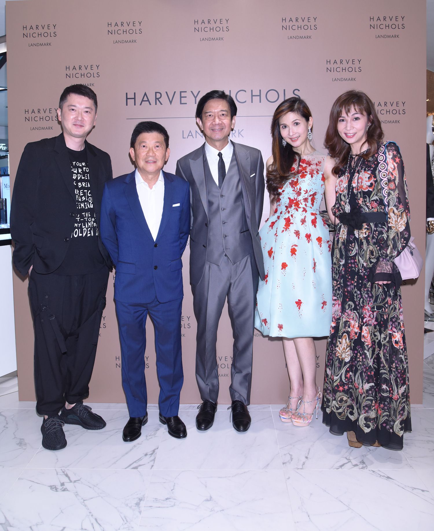 Jeffrey Yau, Dennis Lo, Dickson and Pearl Poon and Margaret Yau