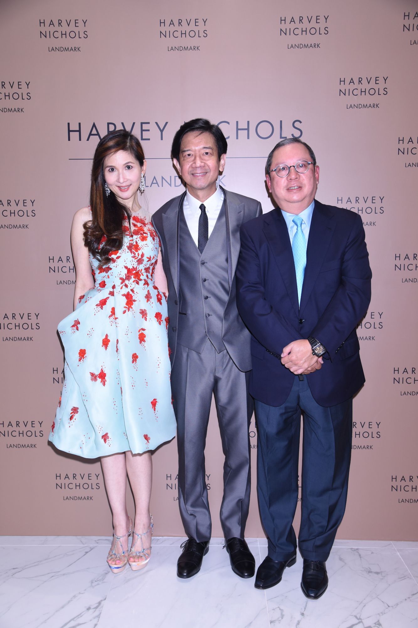 Pearl and Dickson Poon and Peter Lam