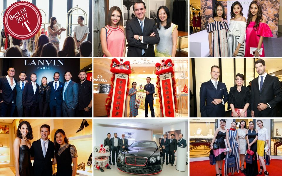 Sheila Majid and Omega President and CEO Raynald Aeschlimann