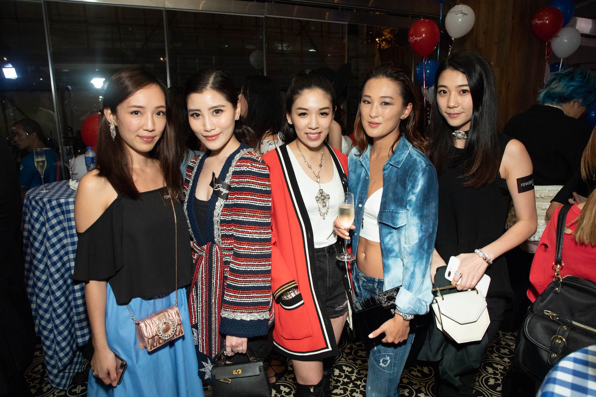 Christine Fok, Chryseis Tan, Carmen Yim, Antonia Li, Vincy Yeung