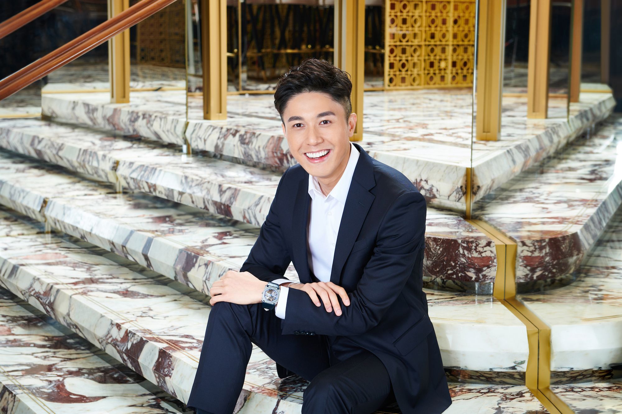 Edwin Pun at Bulgari, Landmark Chater (Photo: Moses Ng/Hong Kong Tatler)