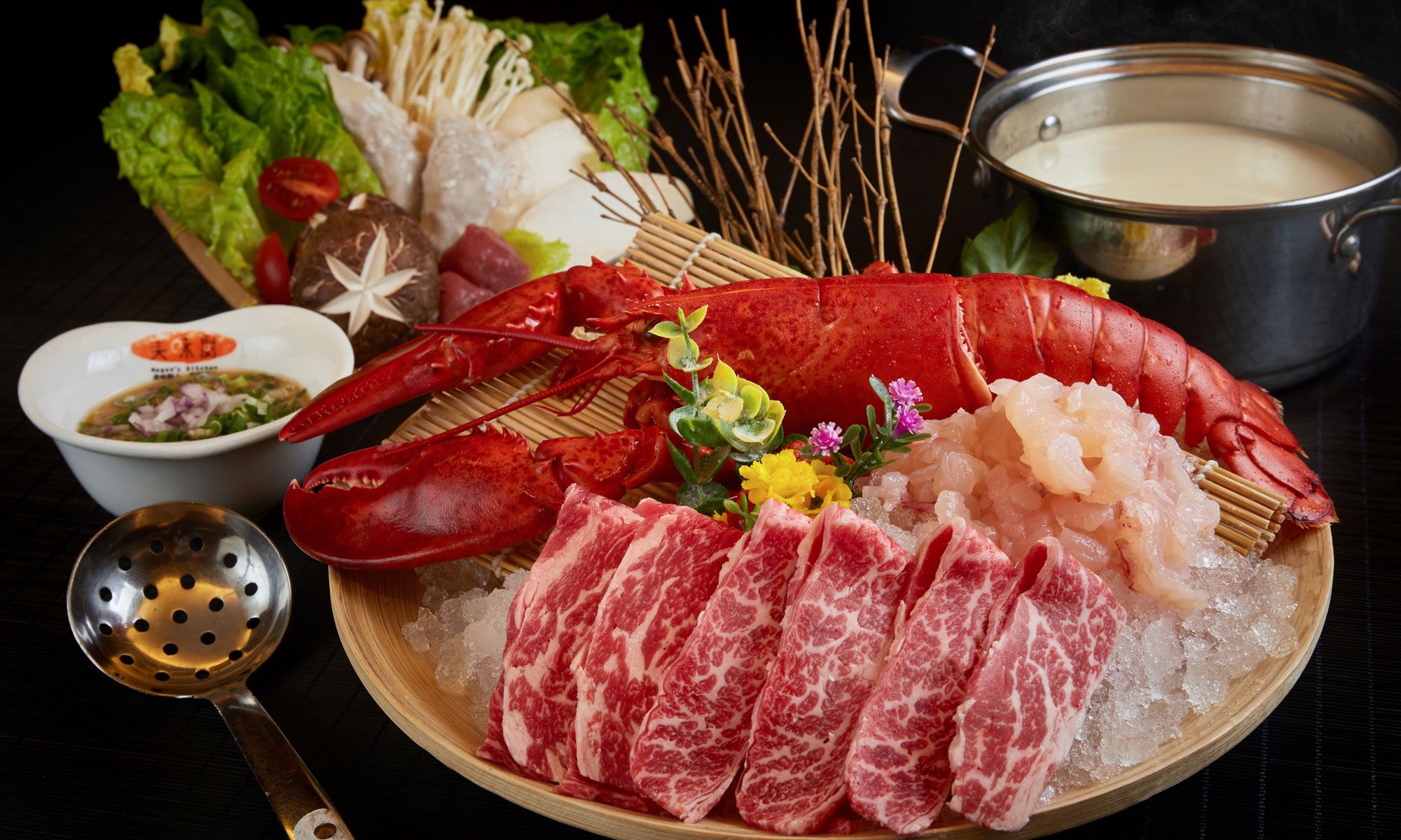Surf & Turf Personal Hot Pot Dinner Set At Megan’s Kitchen