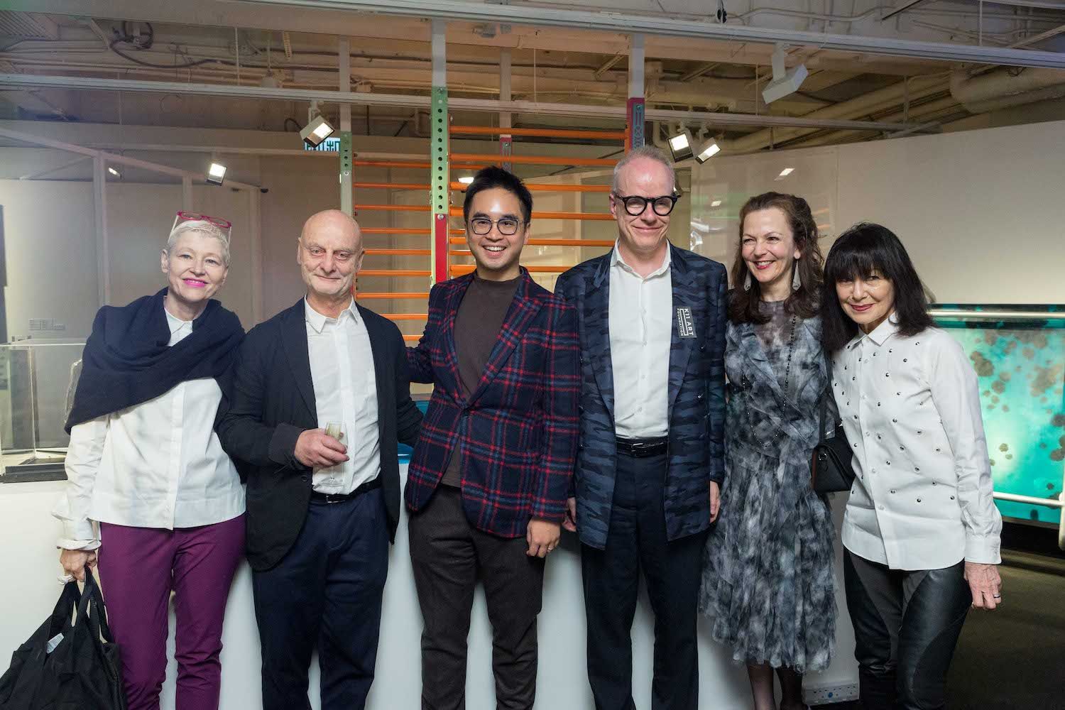 Rita Sigg, Uli Sigg, Adrian Cheng, Hans-Ulrich Obrist, Alexandra Munroe, Roselee Goldberg