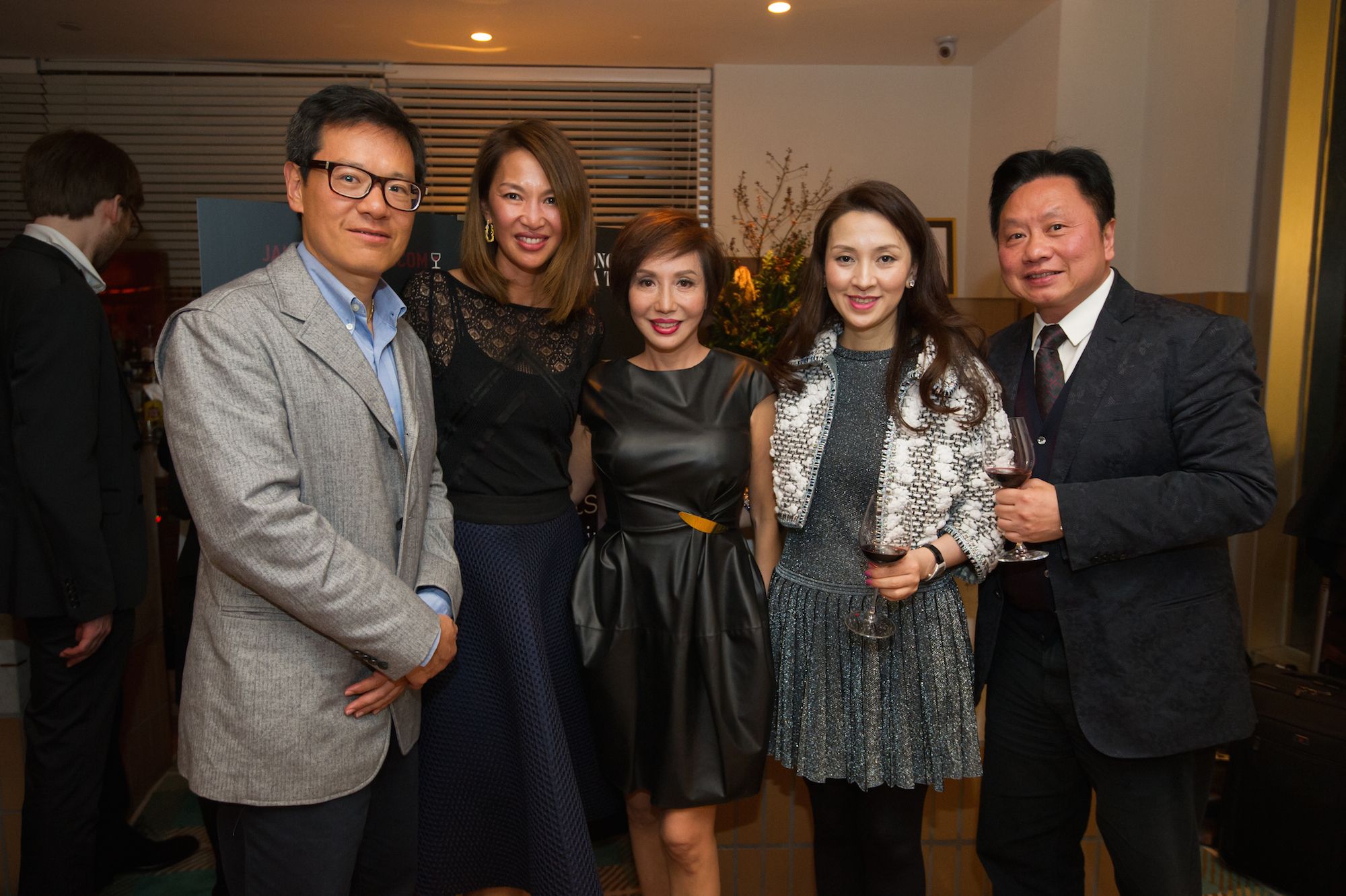 Hamilton Tang, Yolanda Choy-Tang, Olivia Lee-Davies, Emily Tang and Jimmy Tang