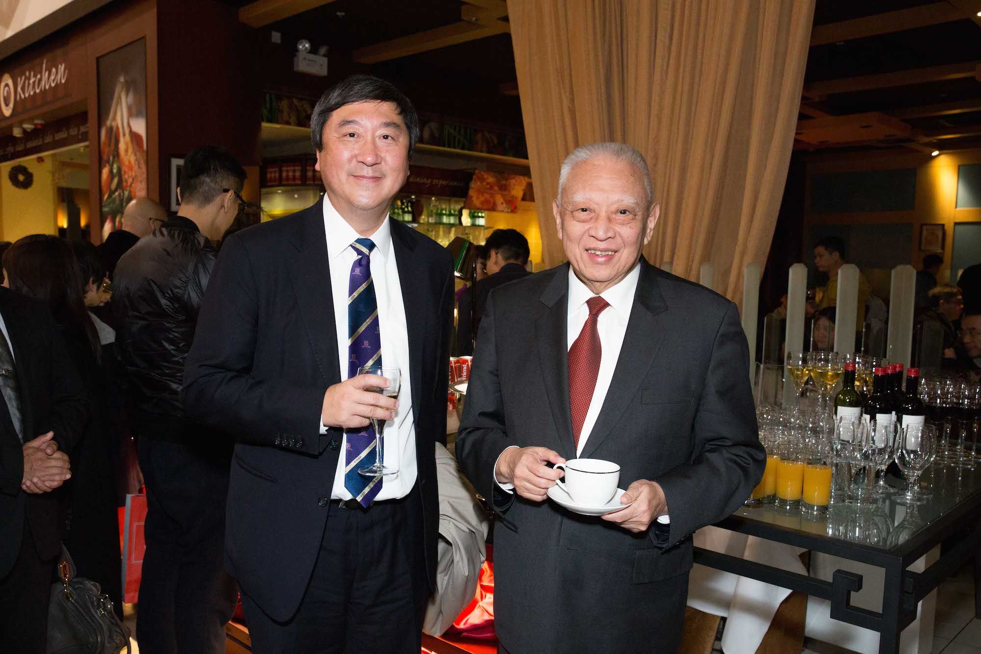Joseph Sung and Tung Chee-hwa