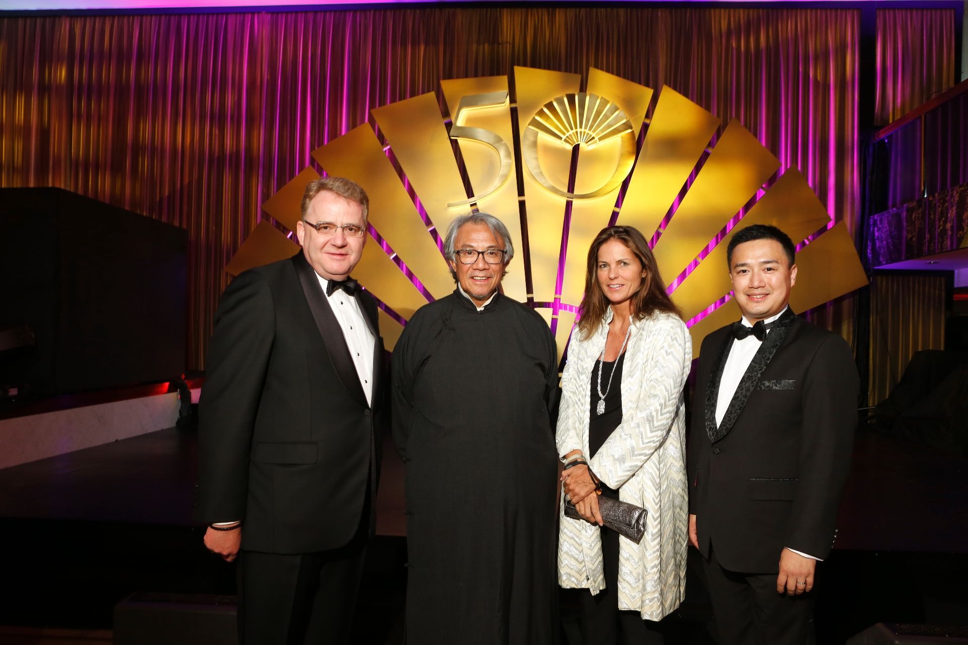 Jonas Schuermann, David Tang, Lucy Tang and Dai Qinghua
