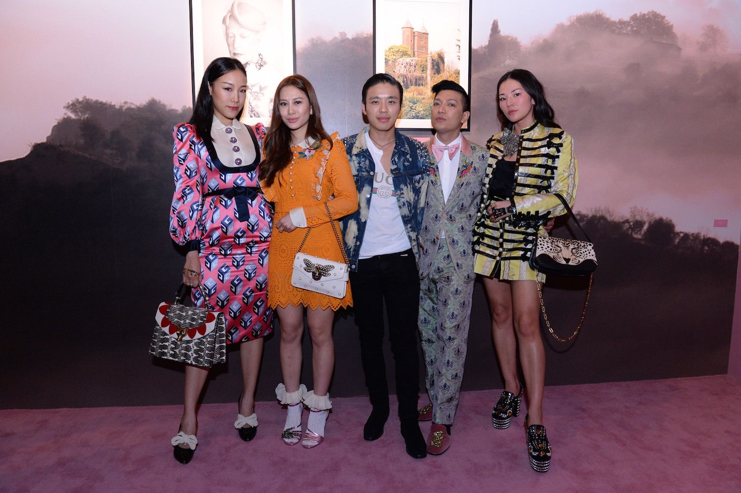 Feiping Chang, Eleanor Lam, Jonathan Cheung, Bryan Yambao and Tina Leung