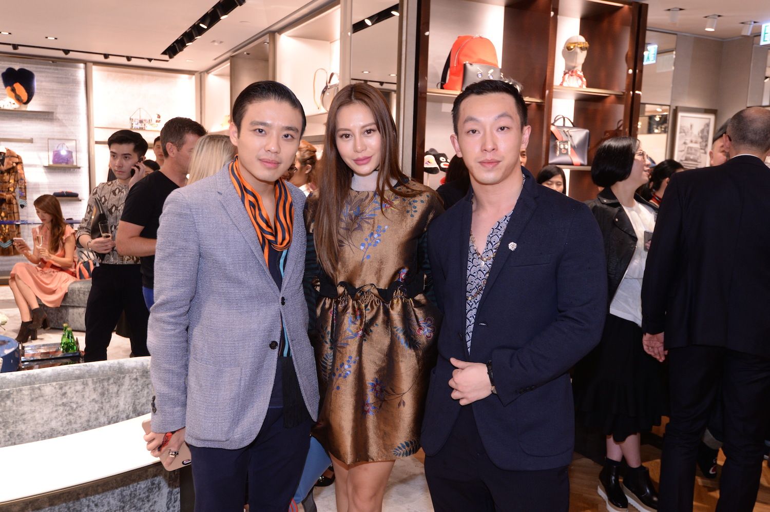 Jonathan Cheung, Eleanor Lam and Harris Chan
