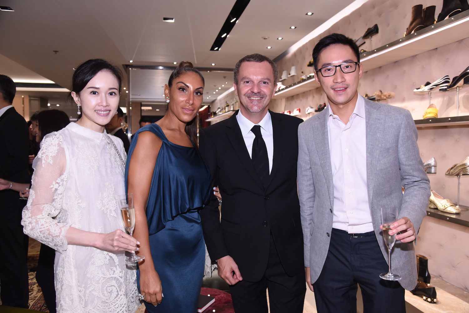 Jacqueline Chow, Miriam and Antonello de Riu and Evan Chow