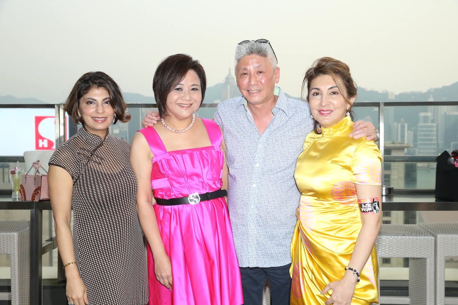 Reyna Harilela, Sue Lynn Woo-Hwa, Paul Shu and Shirley Hiranand