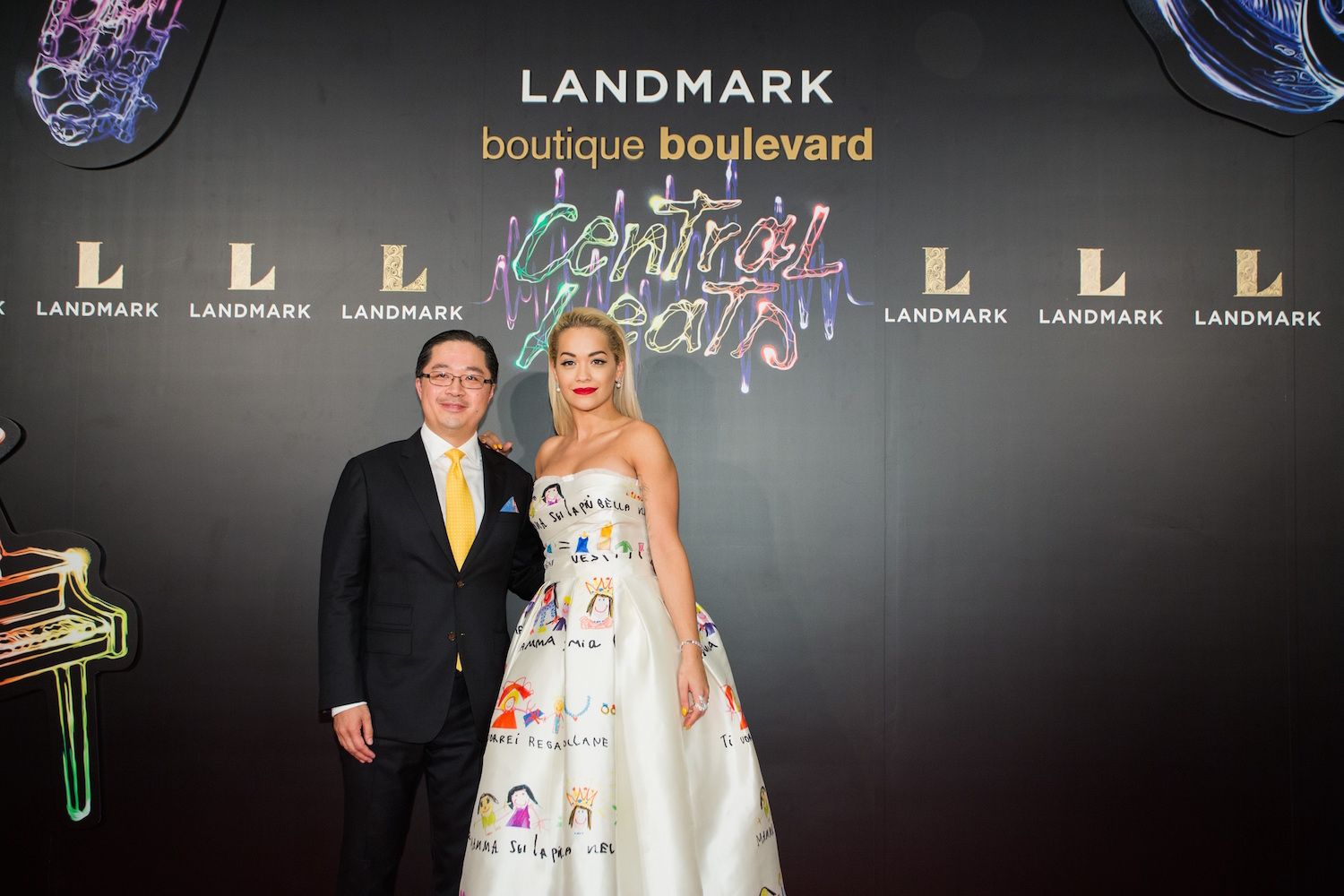 Raymond Chow and Rita Ora