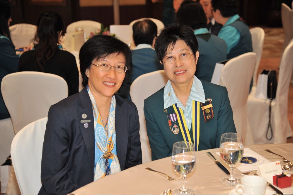Loh Lih Jeng and Selina Tsang