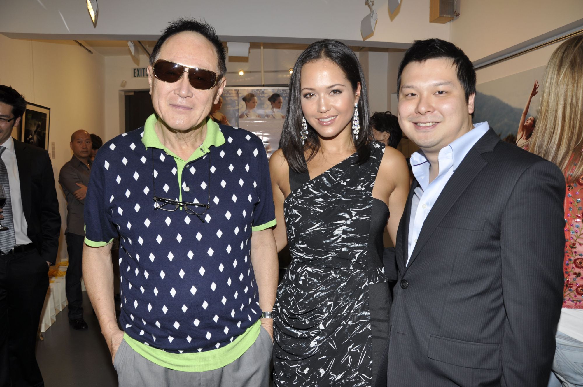 Cecil Chao, Ankie Beilke and Howard Chao