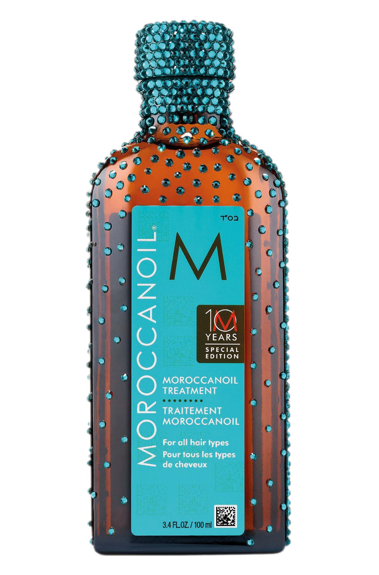 Limited Edition Swarovski Adorned Moroccanoil Treatment by Moroccanoil. Available at Moroccanoil