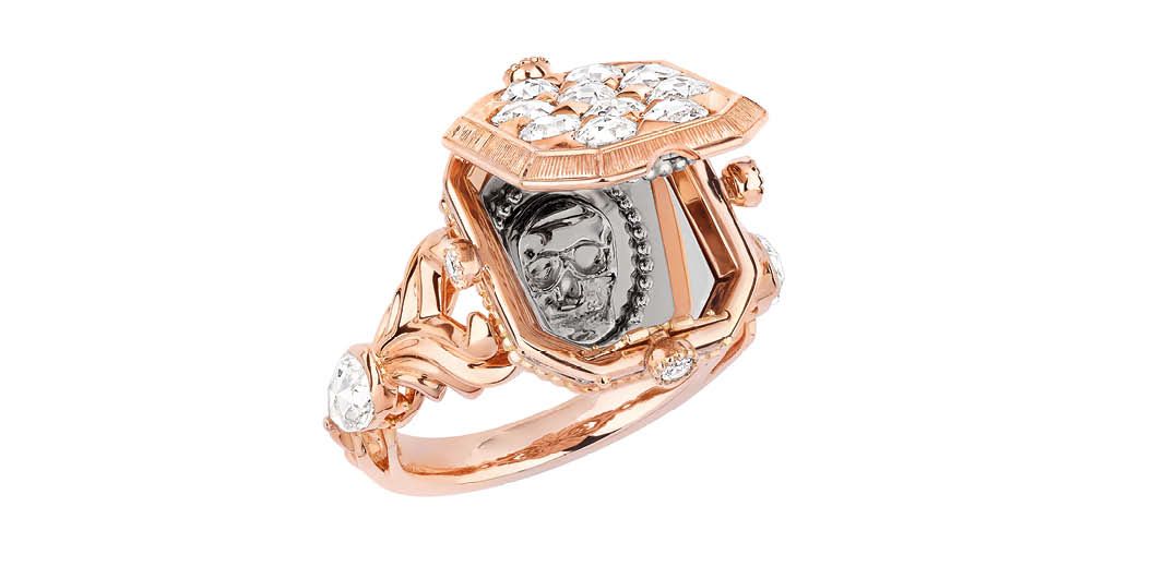 Vanite Indigolite ring from Dior à Versailles collection