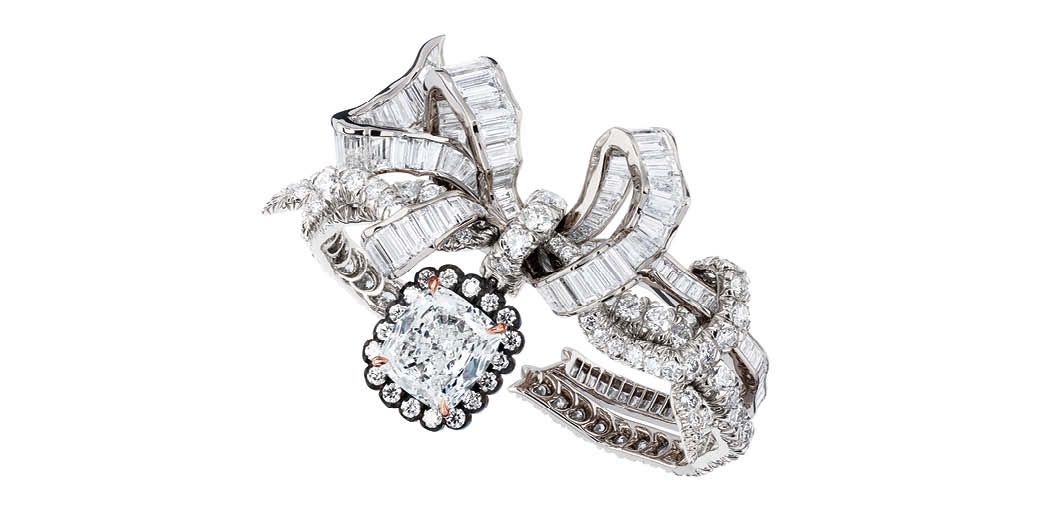 Salon de L’abondance diamond ring from Dior à Versailles collection