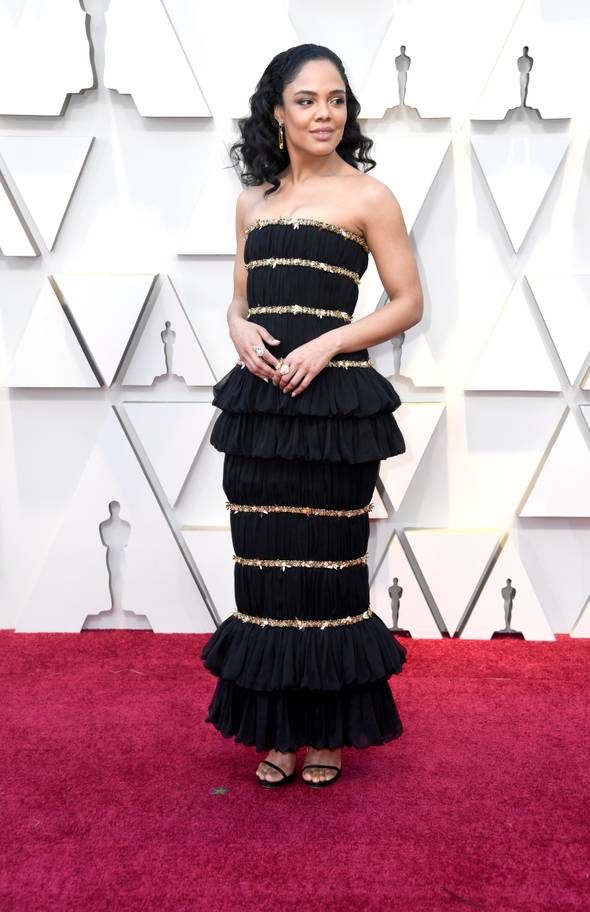 Tessa Thompson wearing Chanel Haute Couture