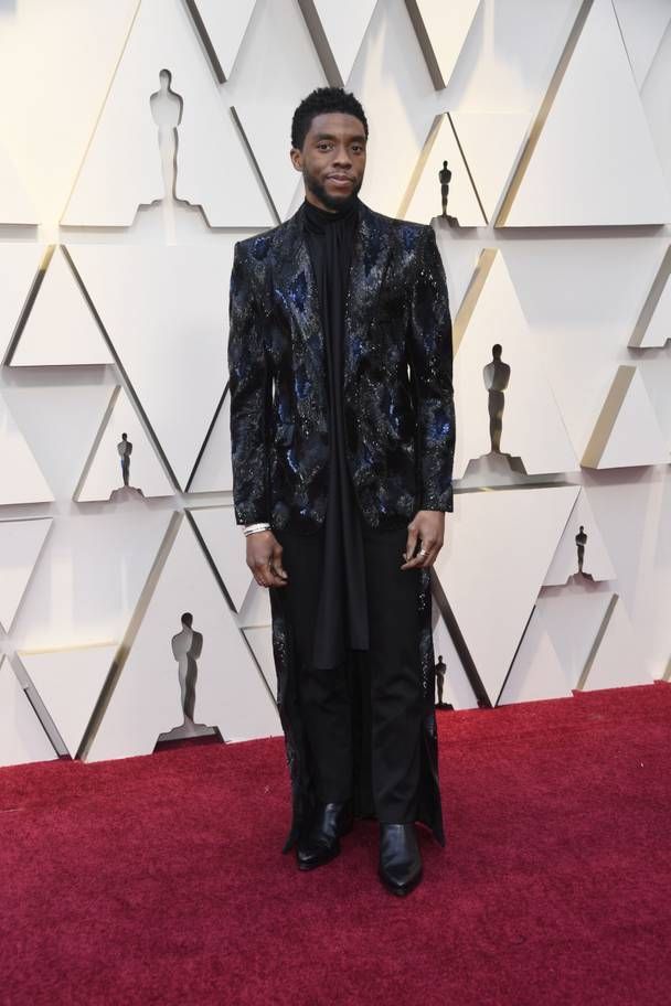 Chadwick Boseman in custom Givenchy Haute Couture