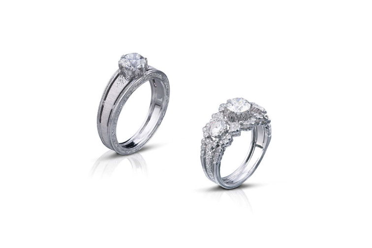 Beatrice and Bradamante rings by Buccellati
