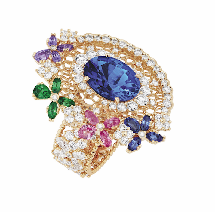 Dentelle Popeline ring by Dior