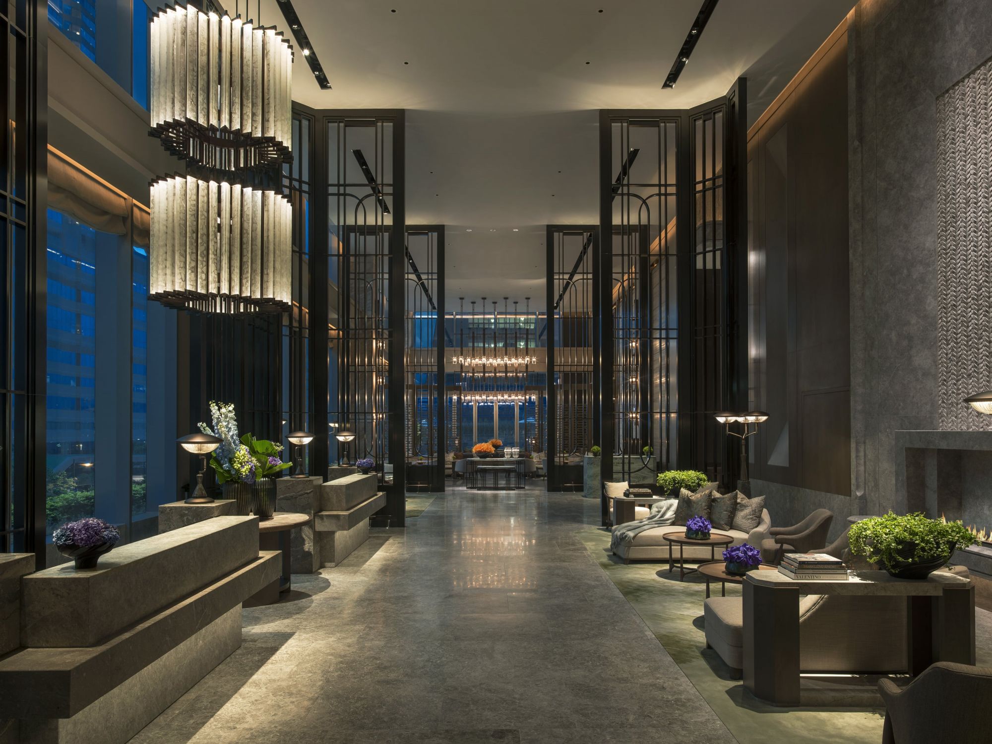 The St. Regis Hong Kong Great Room By Night