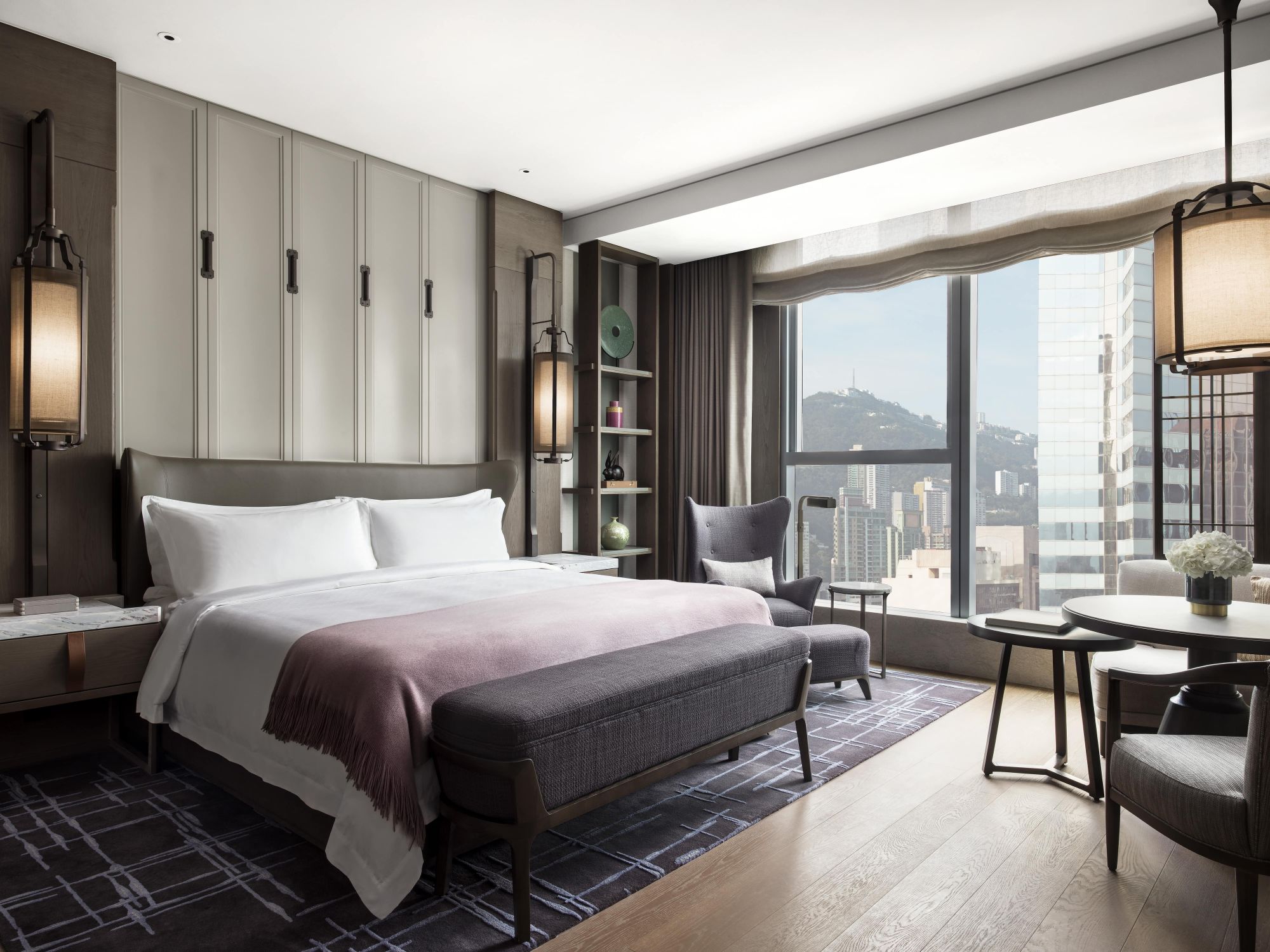 The St. Regis Hong Kong Deluxe Room With Partial Sea Views