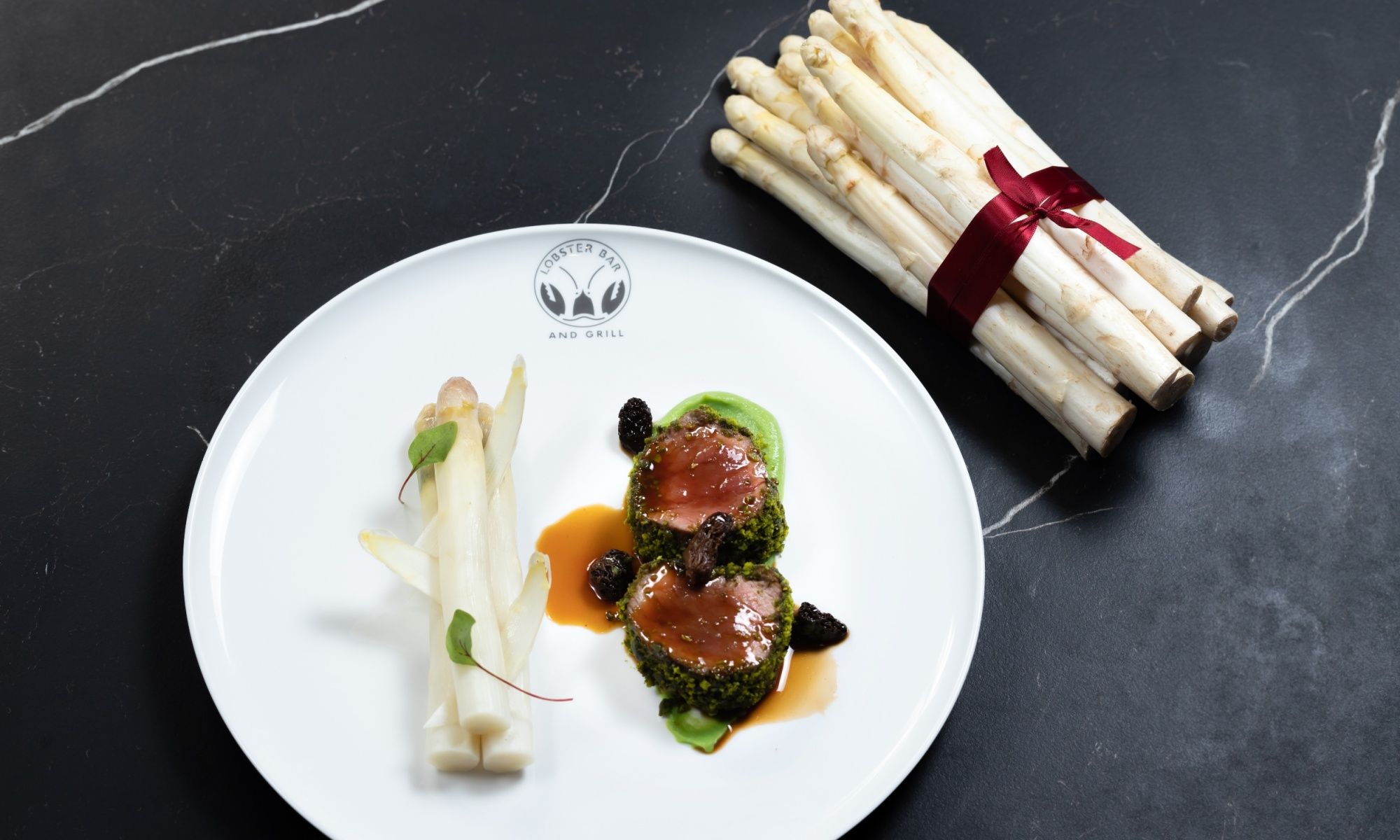 Seasonal White Asparagus At Lobster Bar And Grill
