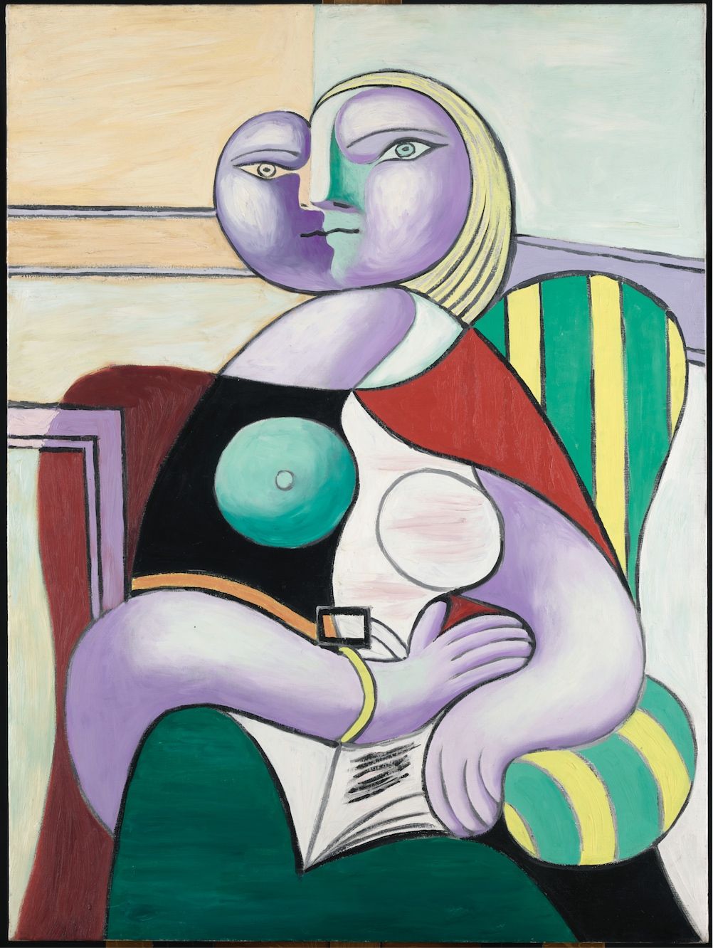 Pablo Picasso, Reading (1932). (Courtesy of Musée national Picasso-Paris. © Succession Picasso 2019)
