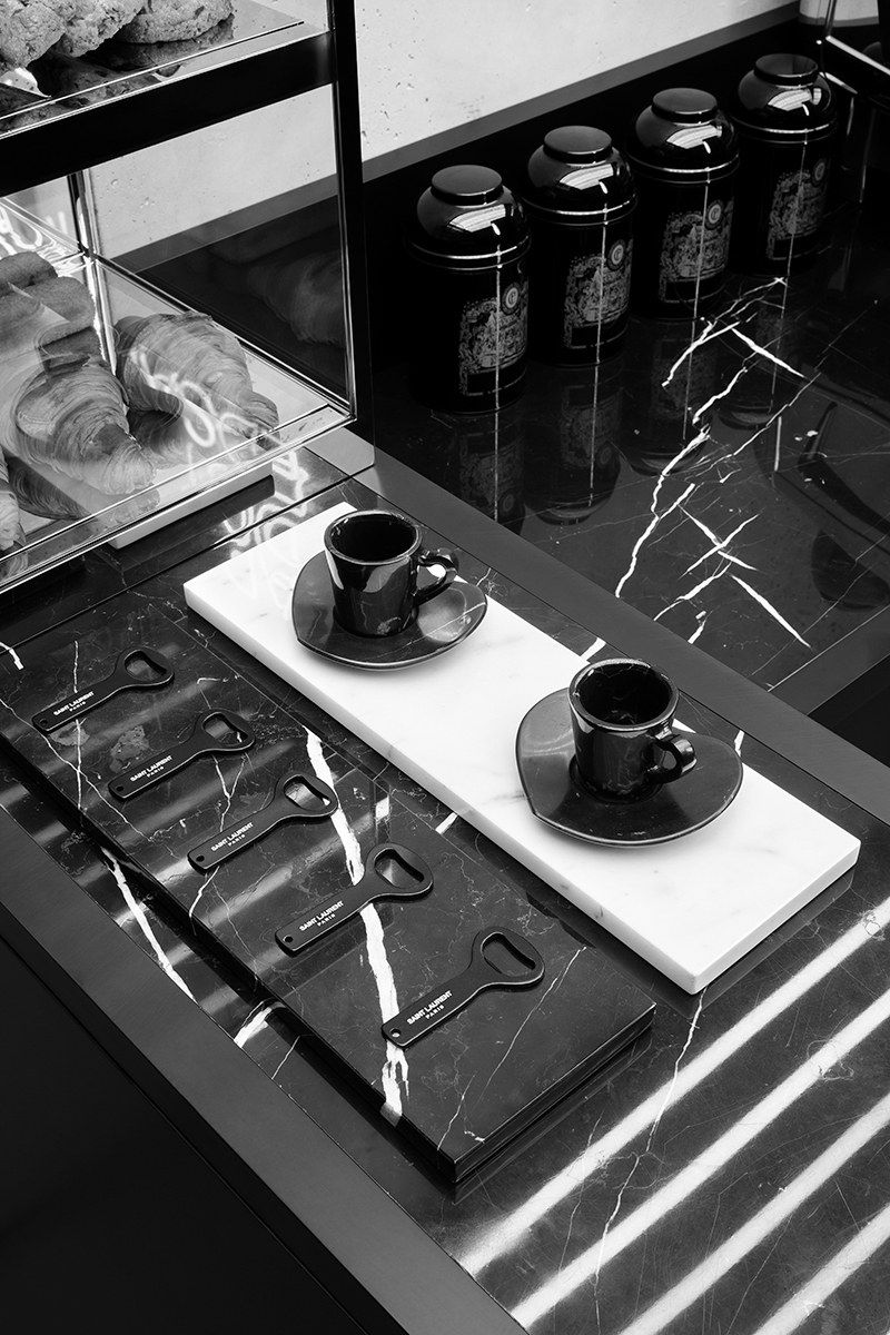 Saint Laurent Opens Its First Café In Paris For Paris Fashion Week