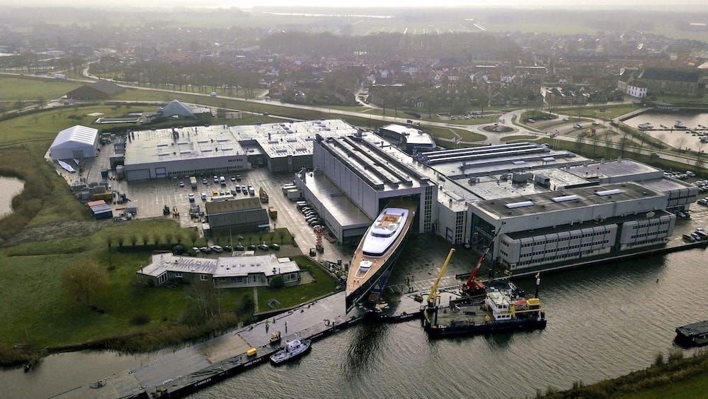 The Sea Eagle II is the world's largest aluminium yacht (photo: Royal Huisman)