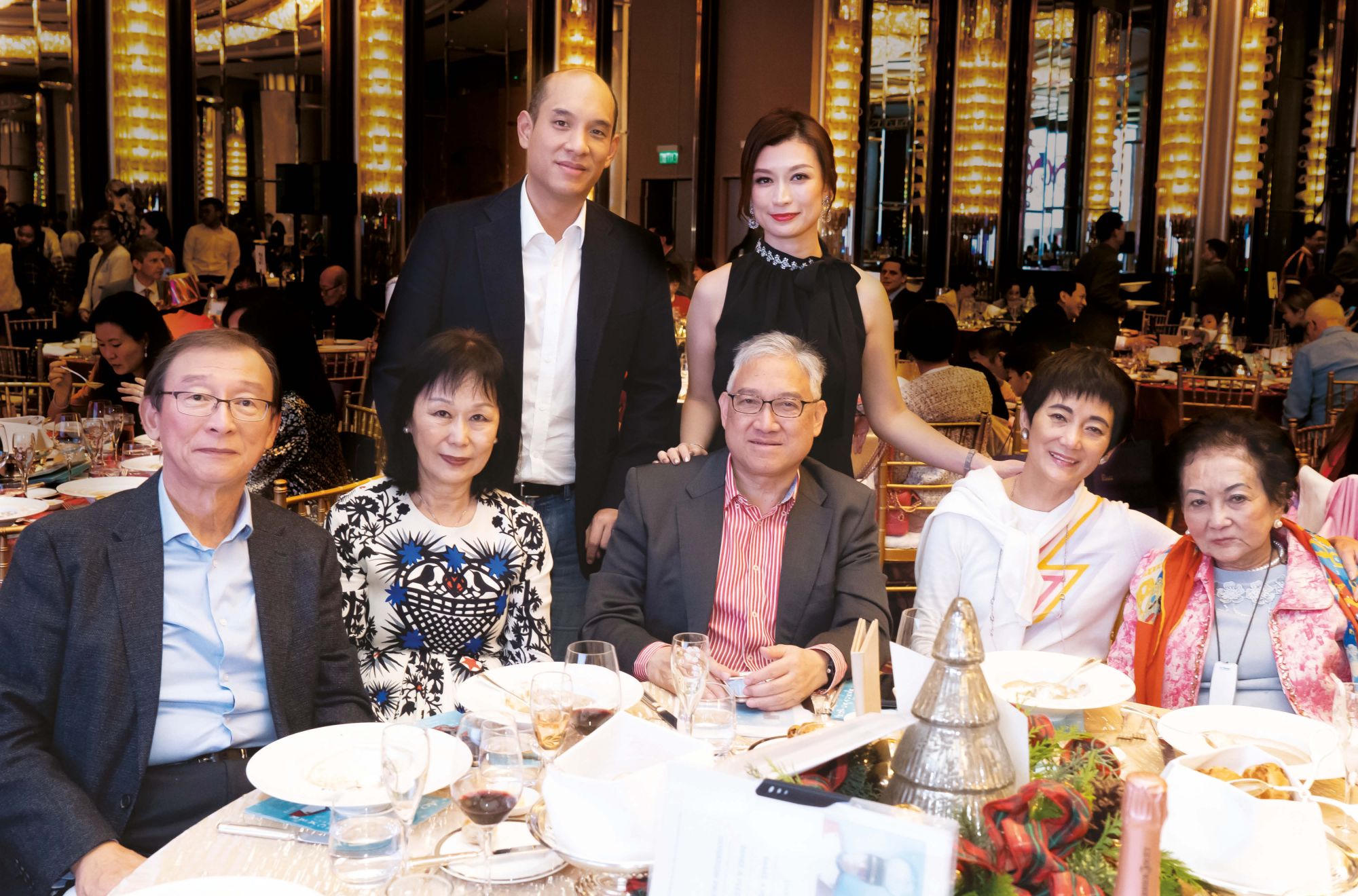 Paul and Alian Yu, Terence and Colleen Fung, Wiliam and Sylvia Fung, Ina Chou