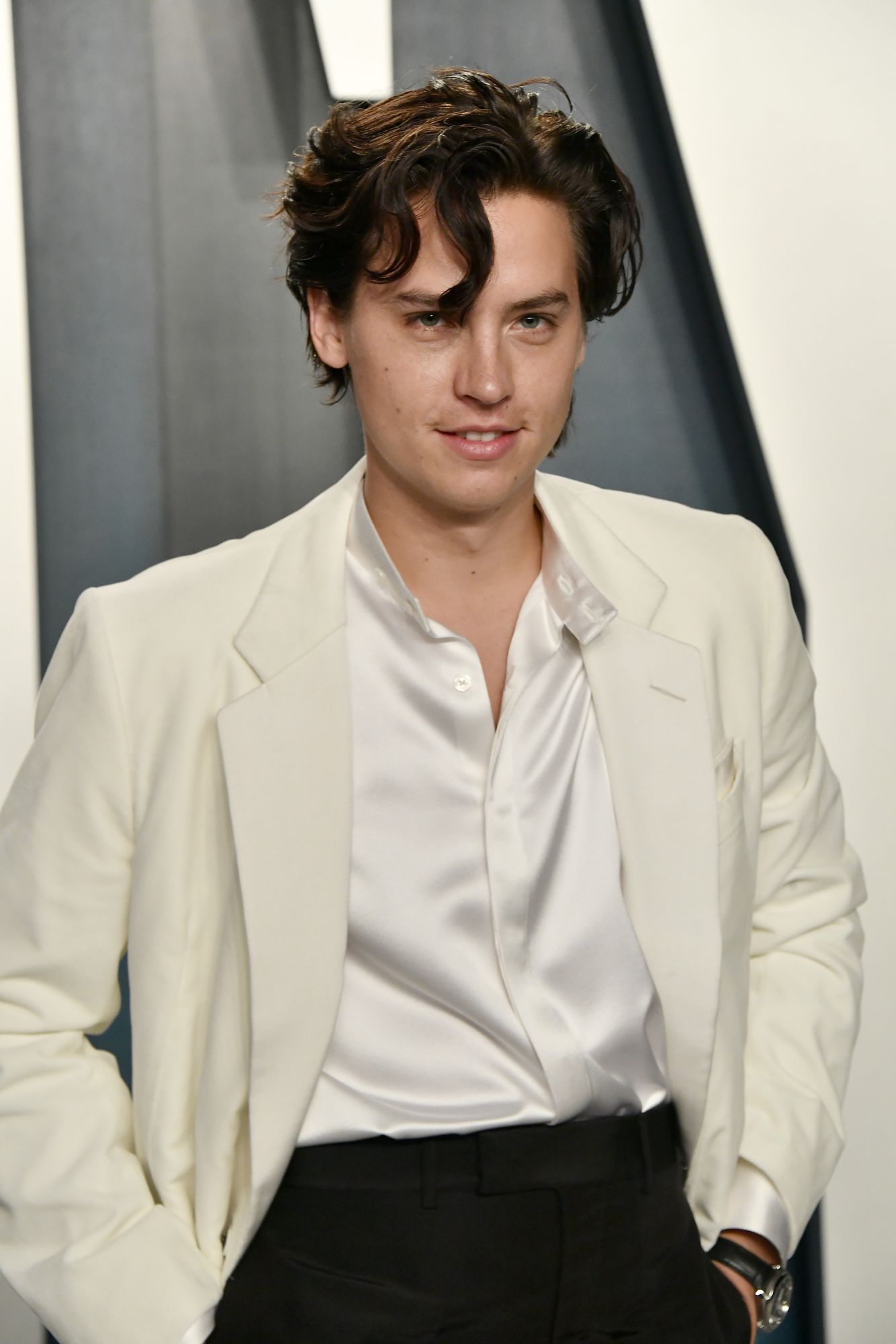 BEVERLY HILLS, CALIFORNIA - FEBRUARY 09: Cole Sprouse attends the 2020 Vanity Fair Oscar Party hosted by Radhika Jones at Wallis Annenberg Center for the Performing Arts on February 09, 2020 in Beverly Hills, California. (Photo by Frazer Harrison/Getty Images)